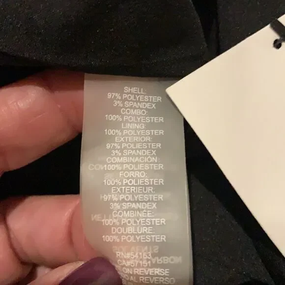 Karl Lagerfeld Classy tulip sleeve with lace neckline accent. Brand new - Picture 13 of 15